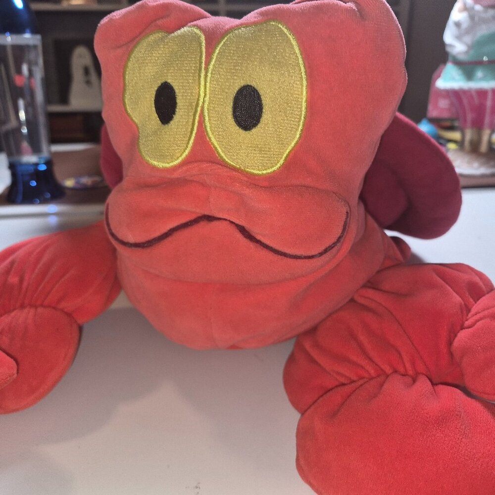 Disney Princess Little Mermaid Sebastian Plush Soft Toy Stuffed Animal 18"